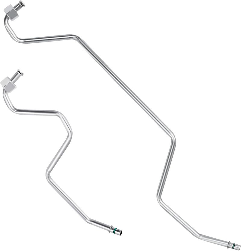 MuHize Power Steering Line Kit - Direct Fit for Chevrolet Escalade/GMC Yukon 2007-2014 | Aluminum Rack & Pinion Transfer Lines Replace #15254059, 15254058 | Leak-Proof OEM Design - Image 1